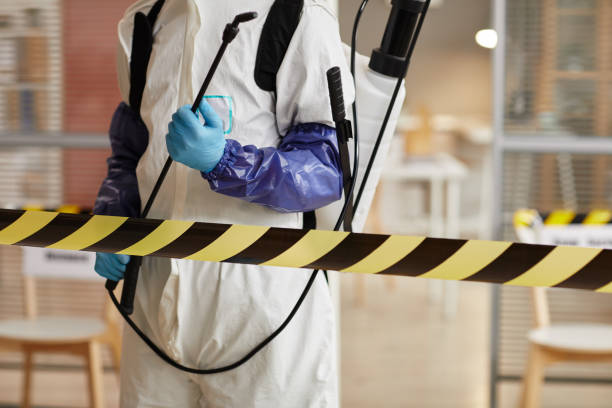 Professional Infectious Disease Decontamination technician working in Quincy, MA